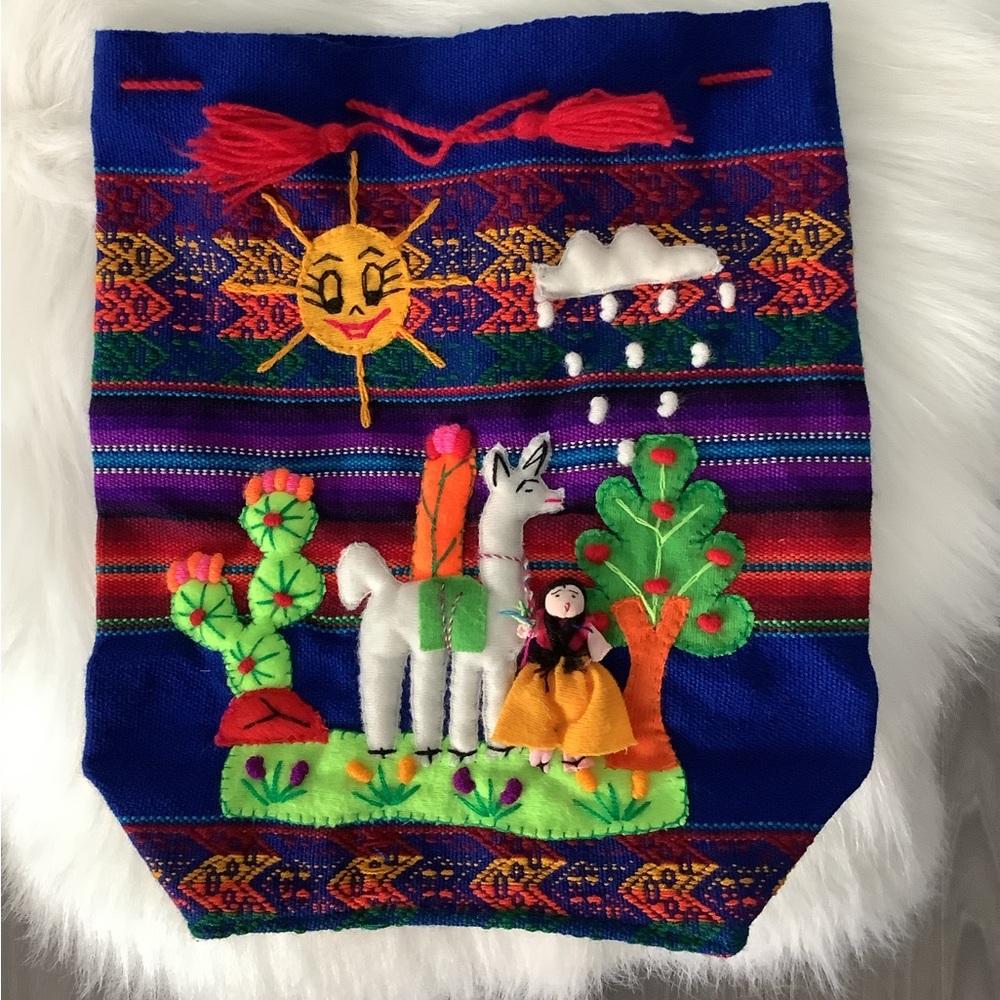 Artisan Crafted Backpack~ Imported Peru
